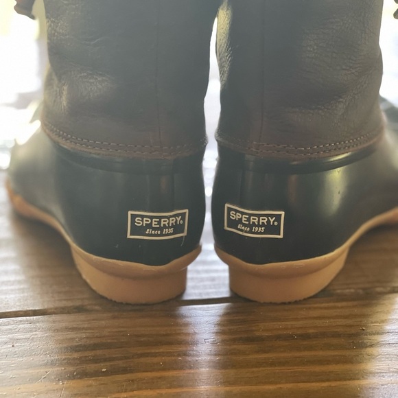 Sperry Black and Brown Women's Boots - Picture 3 of 5